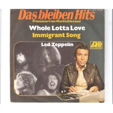 LED ZEPPELIN - Whole lotta love / Immigrant song